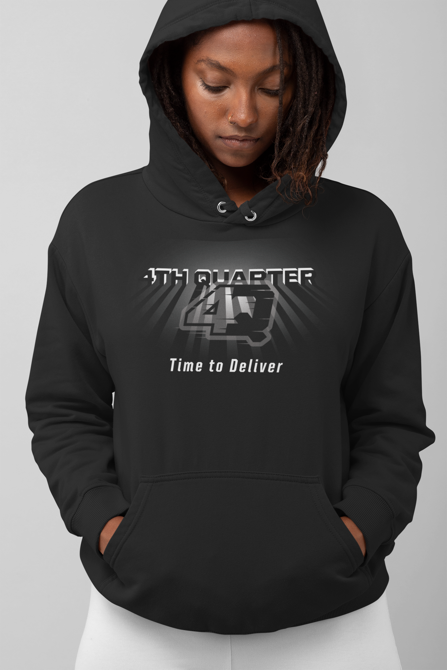 4th Quarter Silver Shadow Hoodie